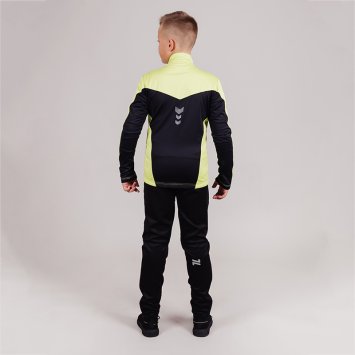Разминочная куртка Nordski Jr.Base Lime/Black NSJ812180