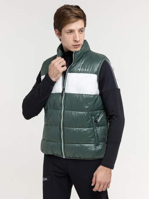 Жилет утепл. MOAX Igora муж. MX414211/20600 темно-зеленый