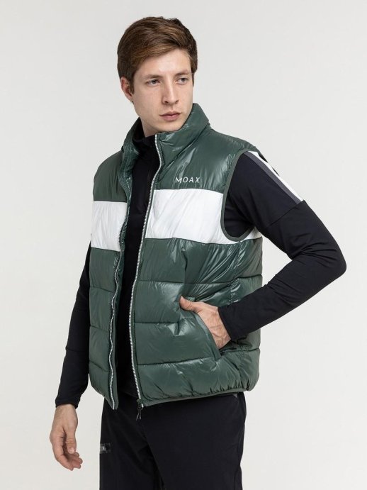 Жилет утепл. MOAX Igora муж. MX414211/20600 темно-зеленый
