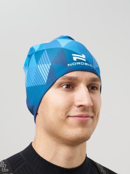 Гоночная шапка Nordski Race Bom Blue NSV734125