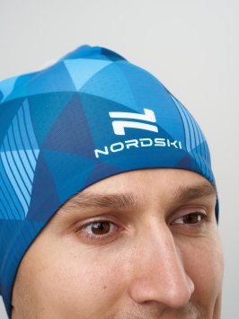 Гоночная шапка Nordski Race Bom Blue NSV734125