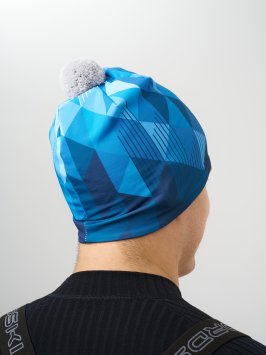 Гоночная шапка Nordski Race Bom Blue NSV734125