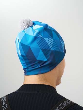 Гоночная шапка Nordski Race Bom Blue NSV734125