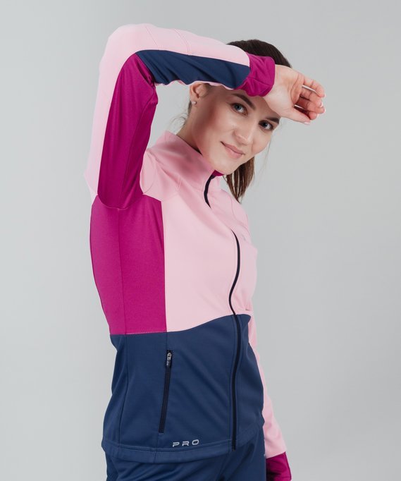 Костюм тренировочный Nordski Pro Candy Pink/Blue W NSW568911/NSW522125