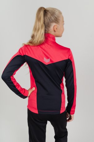 Разминочная куртка Nordski Jr.Base Pink/Black NSJ812951