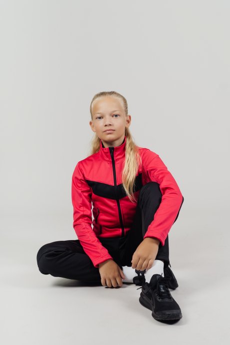 Разминочная куртка Nordski Jr.Base Pink/Black NSJ812951