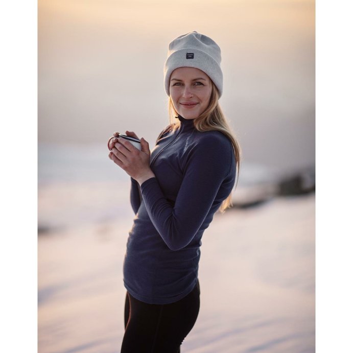 Термофутболка ULVANG Explore с воротн. жен. 58556/75016 синий/сер.меланж в Твери