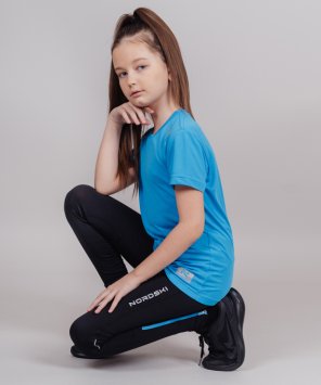 Футболка Nordski Jr. Run Blue NSJ436700