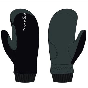 ВАРЕЖКИ NORDSKI ARCTIC JR BLACK WS NSJ131100