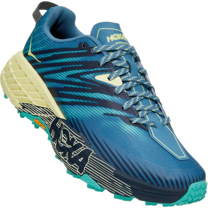 Кроссовки Hoka W SPEEDGOAT 4 Provincial Blue / Luminary Green в Твери