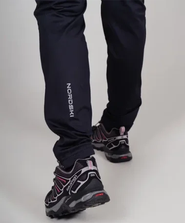Брюки Nordski Hybrid Warm Black/Lavender W NSW775827