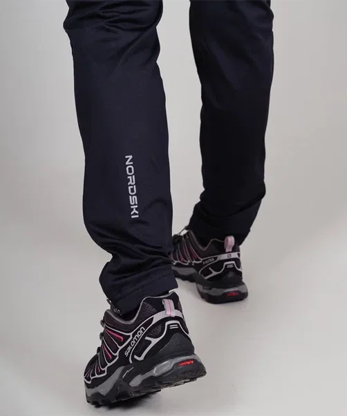 Брюки Nordski Hybrid Warm Black/Lavender W NSW775827