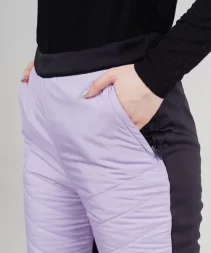 Брюки Nordski Hybrid Warm Black/Lavender W NSW775827
