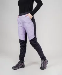 Брюки Nordski Hybrid Warm Black/Lavender W NSW775827