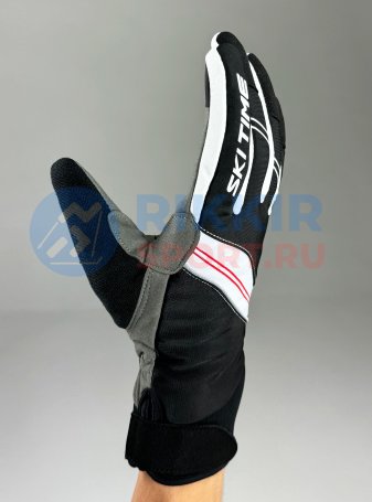 Перчатки SKI TIME Race 1.0 Race 2 Black/White S23041 черно-белый
