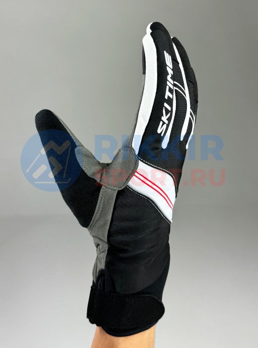 Перчатки SKI TIME Race 1.0 Race 2 Black/White S23041 черно-белый