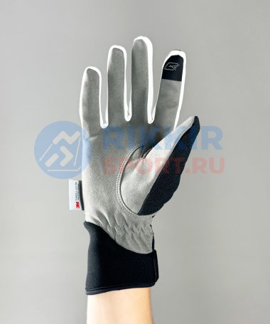 Перчатки SKI TIME Race 1.0 Race 2 Black/White S23041 черно-белый