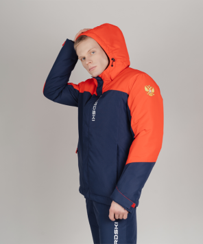 Утепленная куртка Nordski Mount 2.0 Dark Blue/Red NSM834710