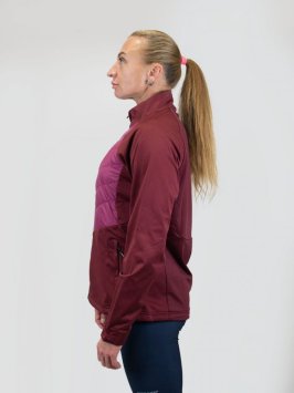 Куртка NONAME HYBRID JACKET 24 WOS WINE RED/DK RASBERRY