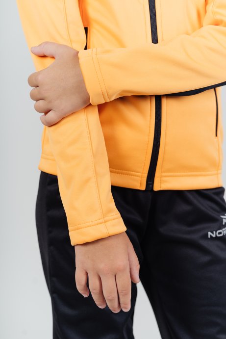 Разминочная куртка Nordski Jr.Base Orange/Black NSJ812257