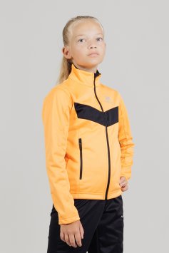 Разминочная куртка Nordski Jr.Base Orange/Black NSJ812257