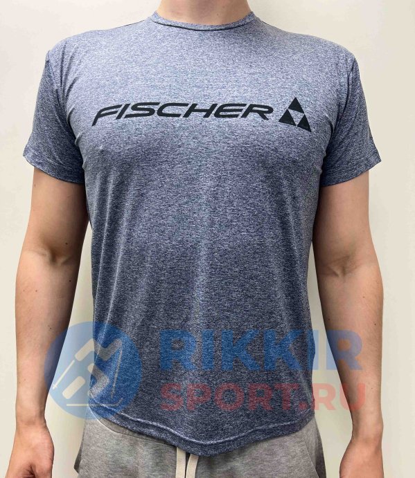 Футболка FISCHER Logo (унисекс) (сер.) GR8134-900 в Твери