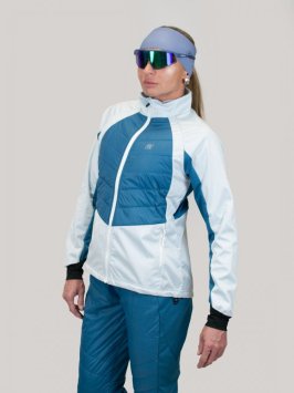 Куртка NONAME HYBRID JACKET 24 WOS LIGHT BLUE/PETROL BLUE