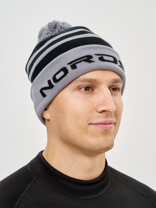 Шапка Nordski Winter Black/Grey NSV727224
