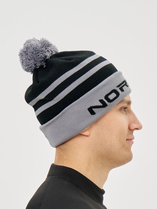 Шапка Nordski Winter Black/Grey NSV727224