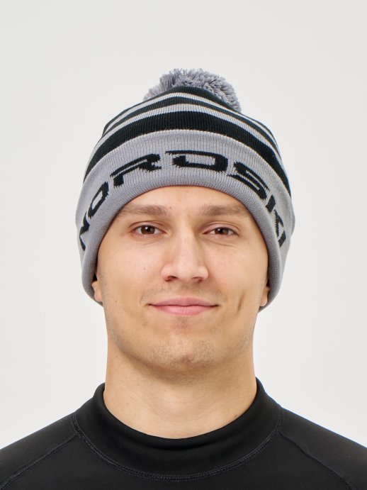 Шапка Nordski Winter Black/Grey NSV727224