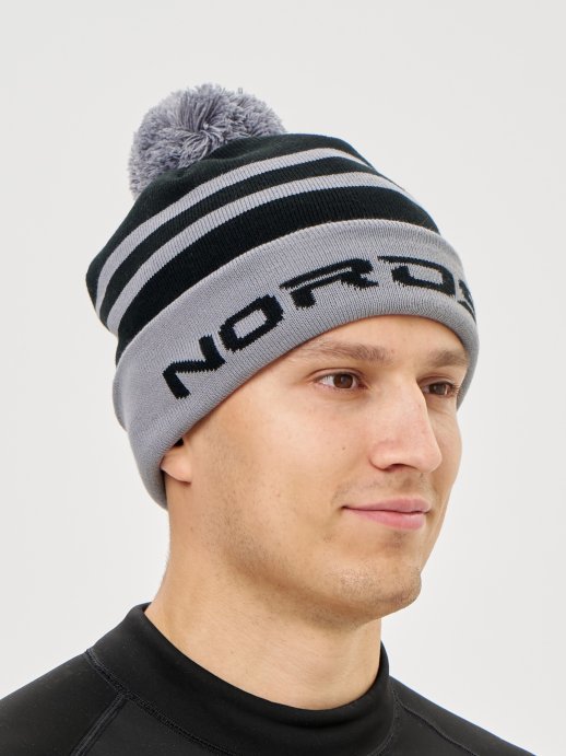 Шапка Nordski Winter Black/Grey NSV727224