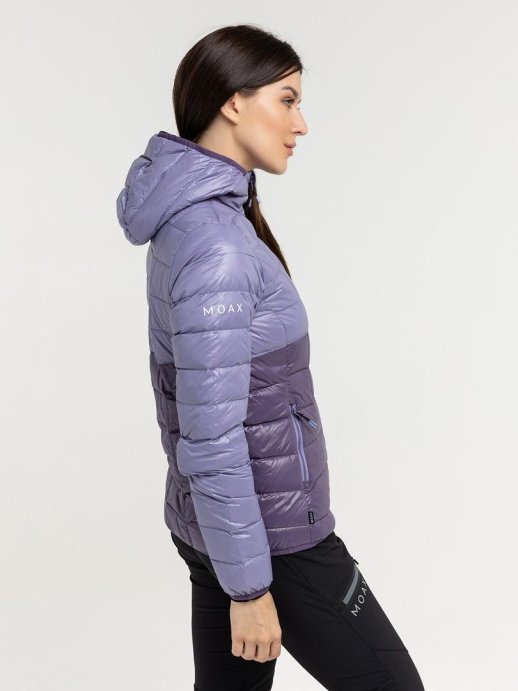 Куртка пуховая MOAX Igora light жен. MX2342/80123 тёмно-сиреневый
