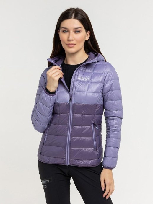 Куртка пуховая MOAX Igora light жен. MX2342/80123 тёмно-сиреневый