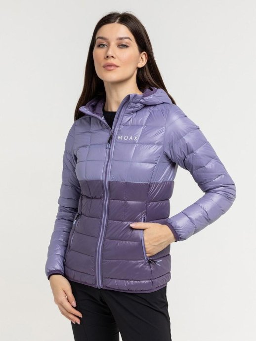 Куртка пуховая MOAX Igora light жен. MX2342/80123 тёмно-сиреневый