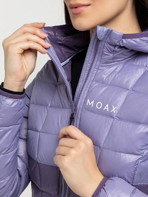 Куртка пуховая MOAX Igora light жен. MX2342/80123 тёмно-сиреневый