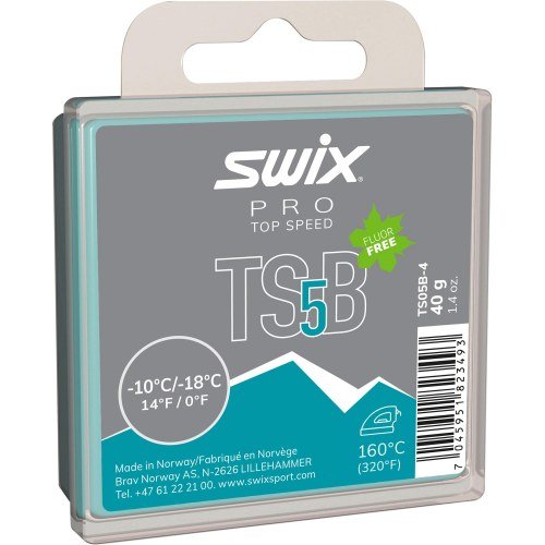 Парафин SWIX TS5 Black, -10 °C/-18°C, 40гр в Твери
