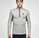 Футболка с длинным рукавом беговая Bjorn Daehlie Long Sleeve Run Light Grey Melange 333336_93501 в Твери