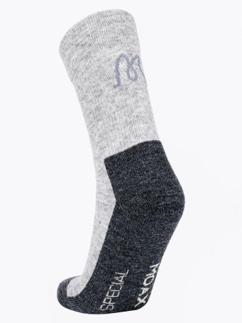 Носки спортивные Moax Special 75111M/11201 серый меланж/уголь