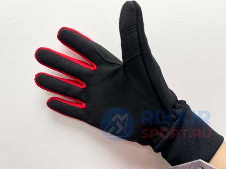 Перчатки SKI TIME Race 1.0 Thermo 2 Black/Red S23051 черно-красный