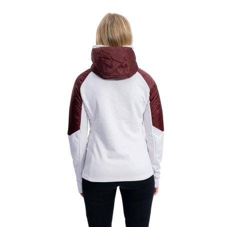 Куртка NORTHUG LIVIGNO Hybrid Wmn, Вишнёво-Шоколадная