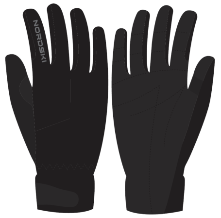 Перчатки Nordski Racing Black WS NSU136100