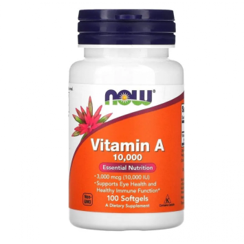 Витамин А NOW Vitamin A 10.000 100 капс.