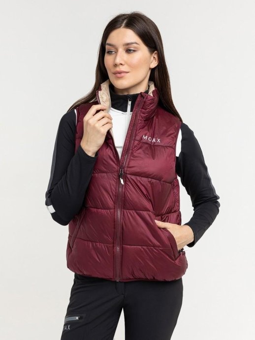 Жилет утепл. MOAX Igora жен. MX414210/94300 винный