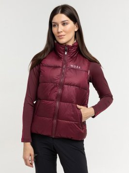 Жилет утепл. MOAX Igora жен. MX414210/94300 винный