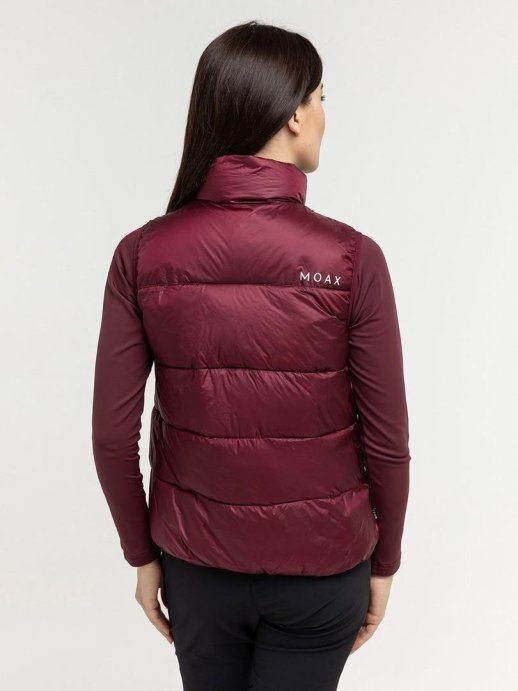 Жилет утепл. MOAX Igora жен. MX414210/94300 винный
