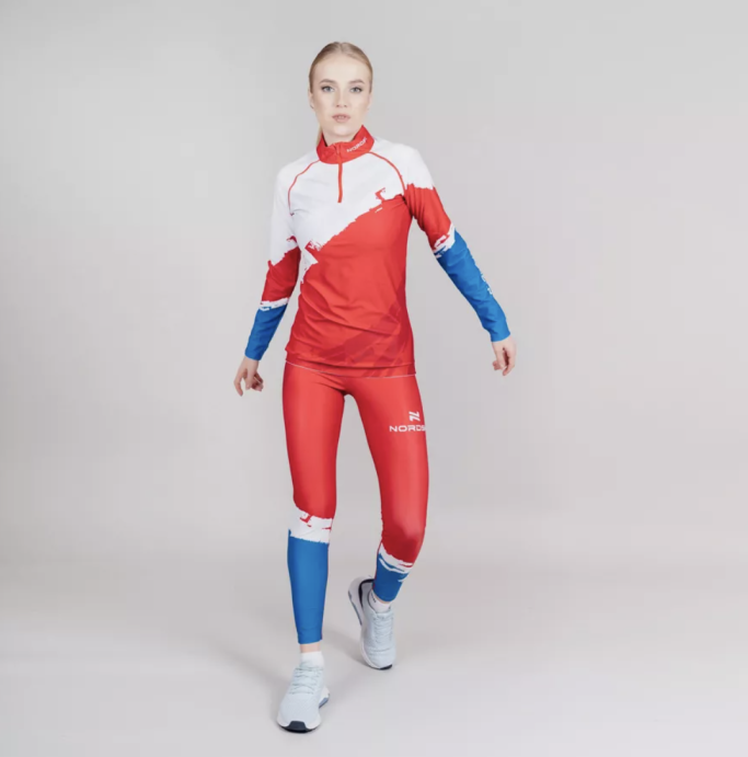 Гоночный костюм Nordski Premium Red Rus NSV433325