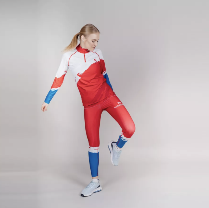 Гоночный костюм Nordski Premium Red Rus NSV433325