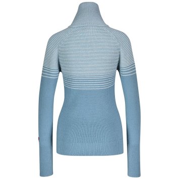 Свитер ULVANG Alta жен. 78536/63551 серо-голубой/мята