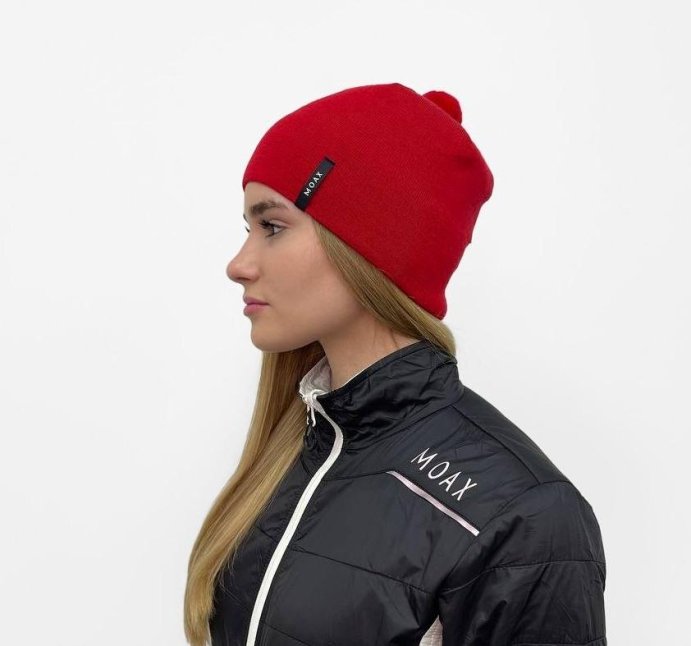 Шапка MOAX Tradition 46574M/90000 красный 56 в Твери