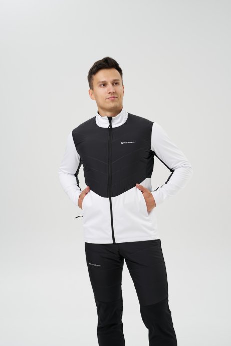 Куртка Nordski Hybrid Pro 2.0 White/Black NSM553387